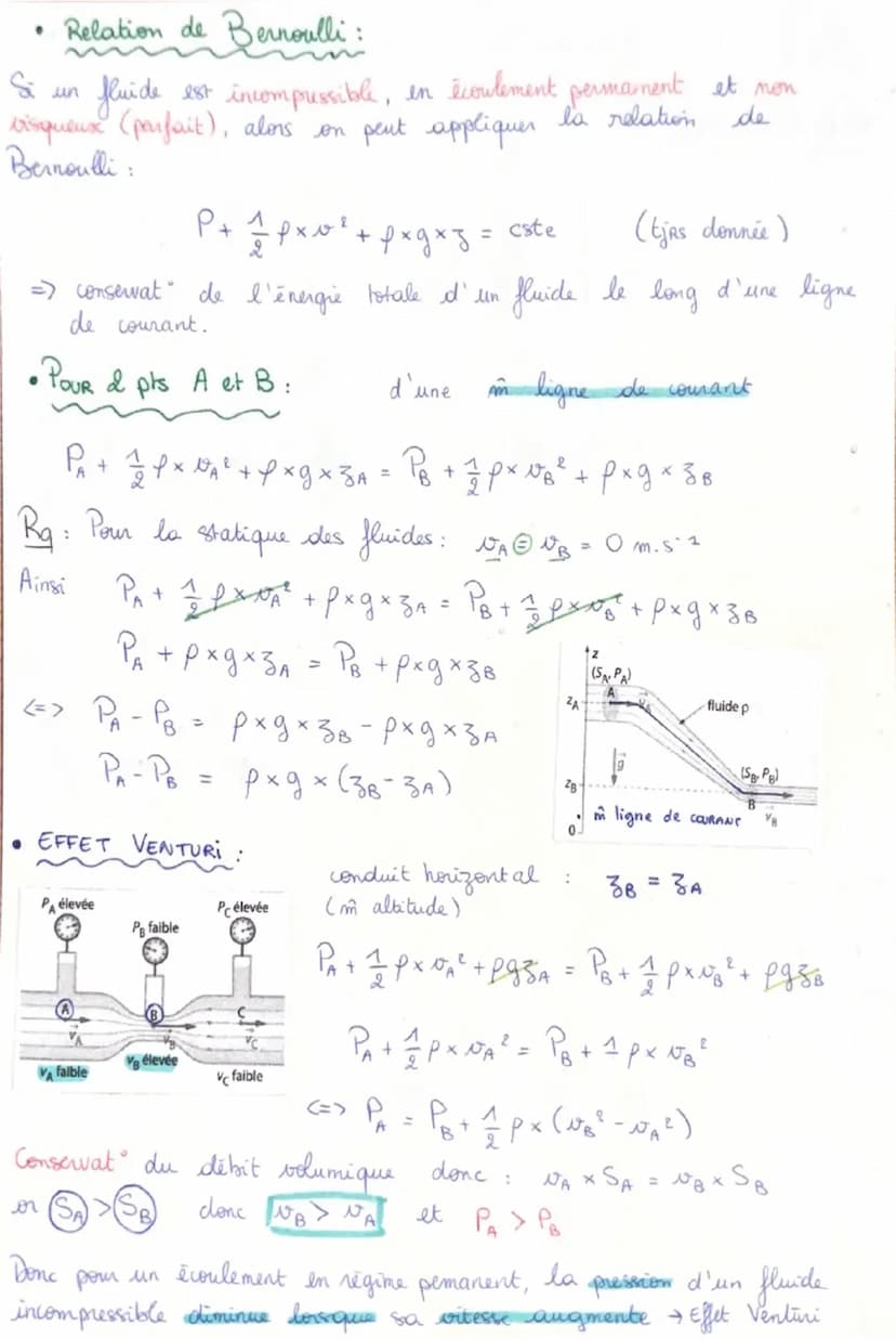 ECOULEMENT D'UN FLUIDE
POUSSEE D'ARCHIMEDE:
Z
fluide P
A
PA
Zat
100
す
Coups
immerge
PB
28
Loid de la statique des fluides: PA - Po = Ppluide