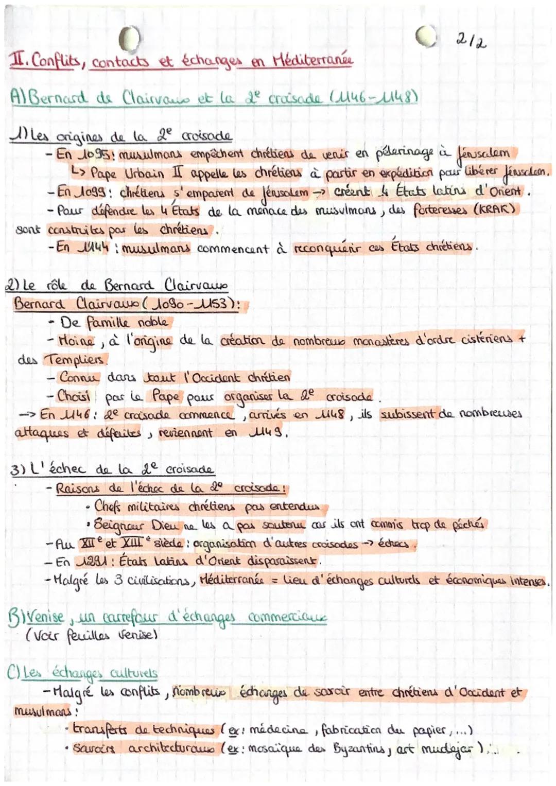 CHAP. 37
»LA HÉDITERRANÉE
HÉDIÉVALE: ESPACE D'ÉCHANGES ET DE CONFLITS À LA
CROISEE DE TROIS CIVILISATIONS.
Définitions!
- CIVILISATION ! ens