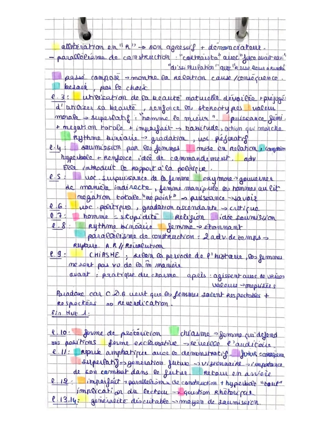 T.C
I) Introduction:
Olympe de Couges: femme engagée combats de son siecle
・lutte contre esclavage, Revendication egalite HIF.
engagement po