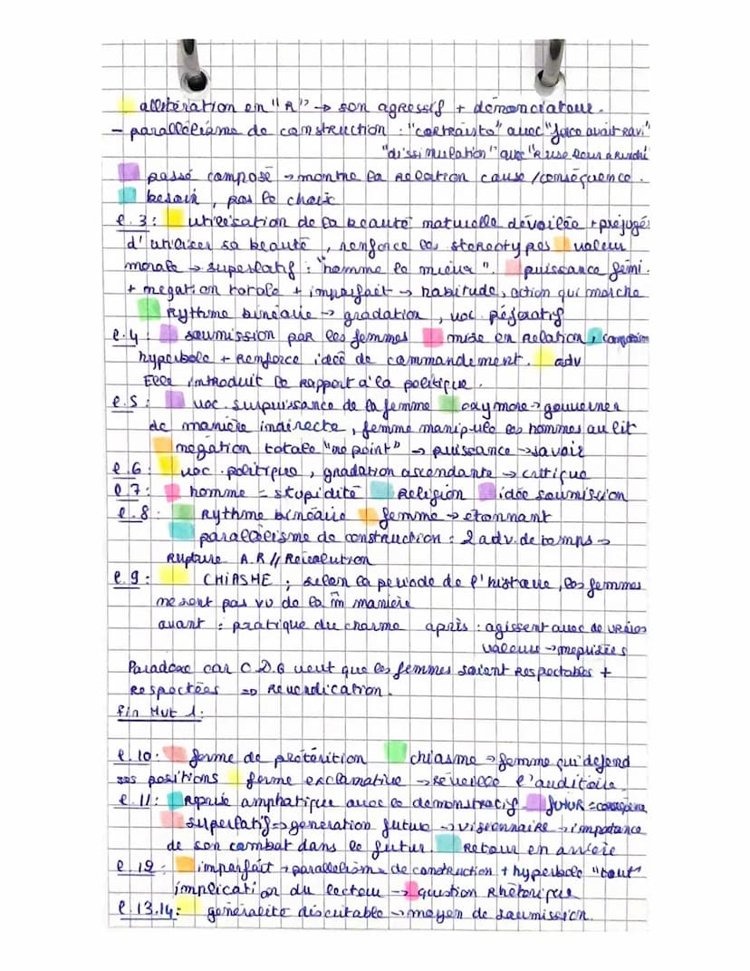 T.C
I) Introduction:
Olympe de Couges: femme engagée combats de son siecle
・lutte contre esclavage, Revendication egalite HIF.
engagement po