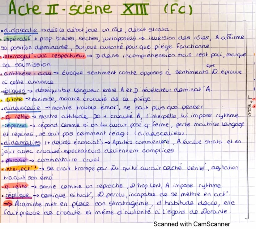 Acte I, scène Vill
Le piège d'Araminte
ARAMINTE, d'un air délibéré. - Il n'y en aura aucune. Ne vous embarrassez pas, et écrivez le billet
q