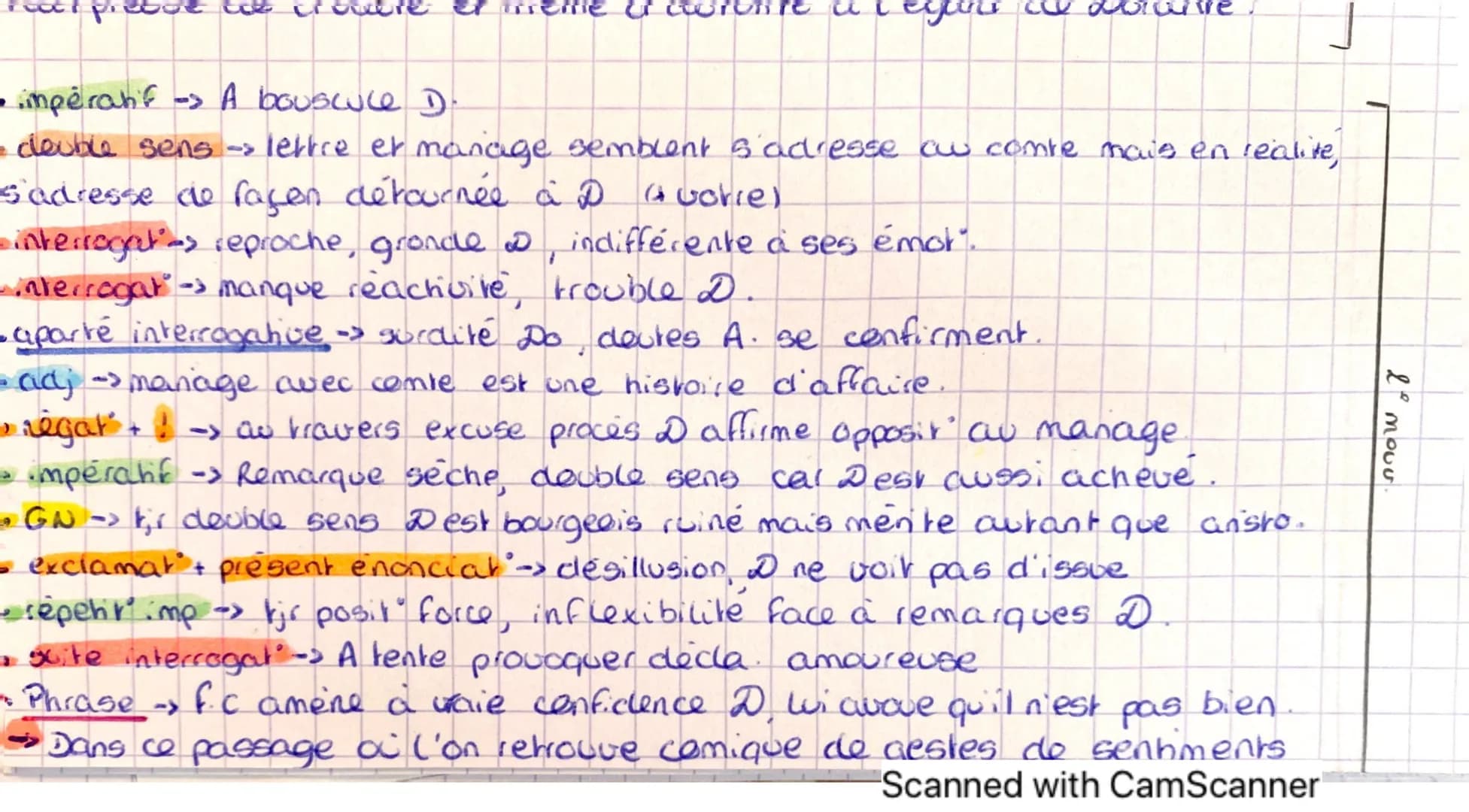 Acte I, scène Vill
Le piège d'Araminte
ARAMINTE, d'un air délibéré. - Il n'y en aura aucune. Ne vous embarrassez pas, et écrivez le billet
q
