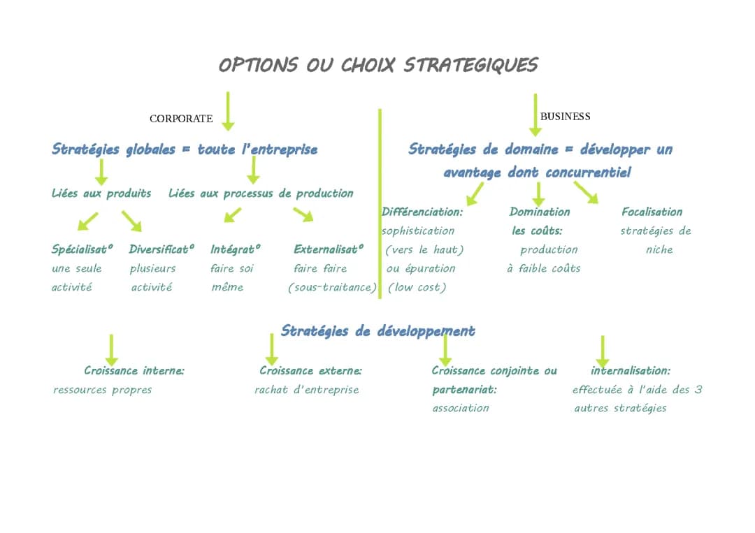 options ou choix stratégiques