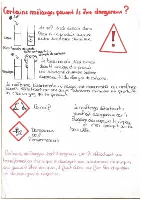 Know Fiche / affiche melanges physique chimie  thumbnail