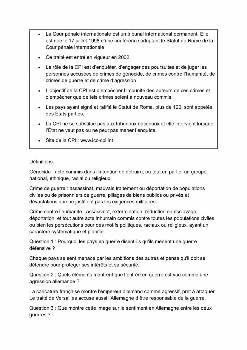 Thème 3 Histoire et mémoires
Comment les conflits et les crimes du XXe siècle, et la nécessité pour les
sociétés d'y faire face, ont-ils bou