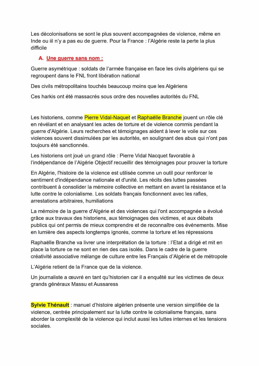 Thème 3 Histoire et mémoires
Comment les conflits et les crimes du XXe siècle, et la nécessité pour les
sociétés d'y faire face, ont-ils bou