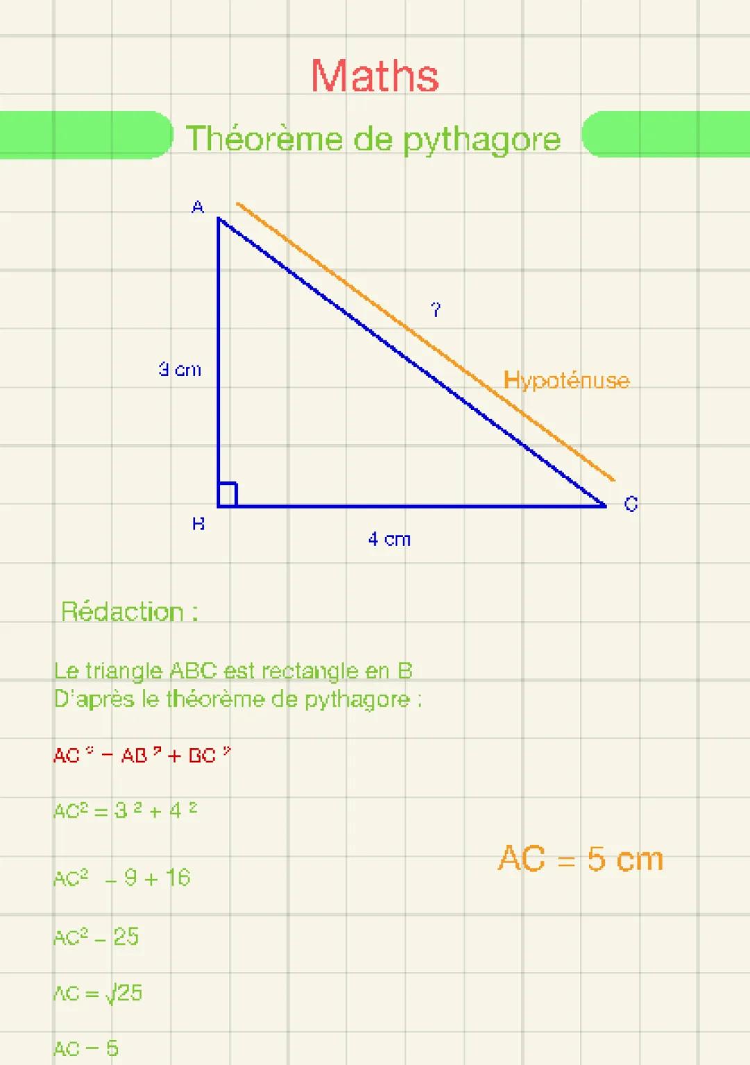 Exercices Pythagore et Thalès Brevet: PDF Corrigés et Fiches Révision