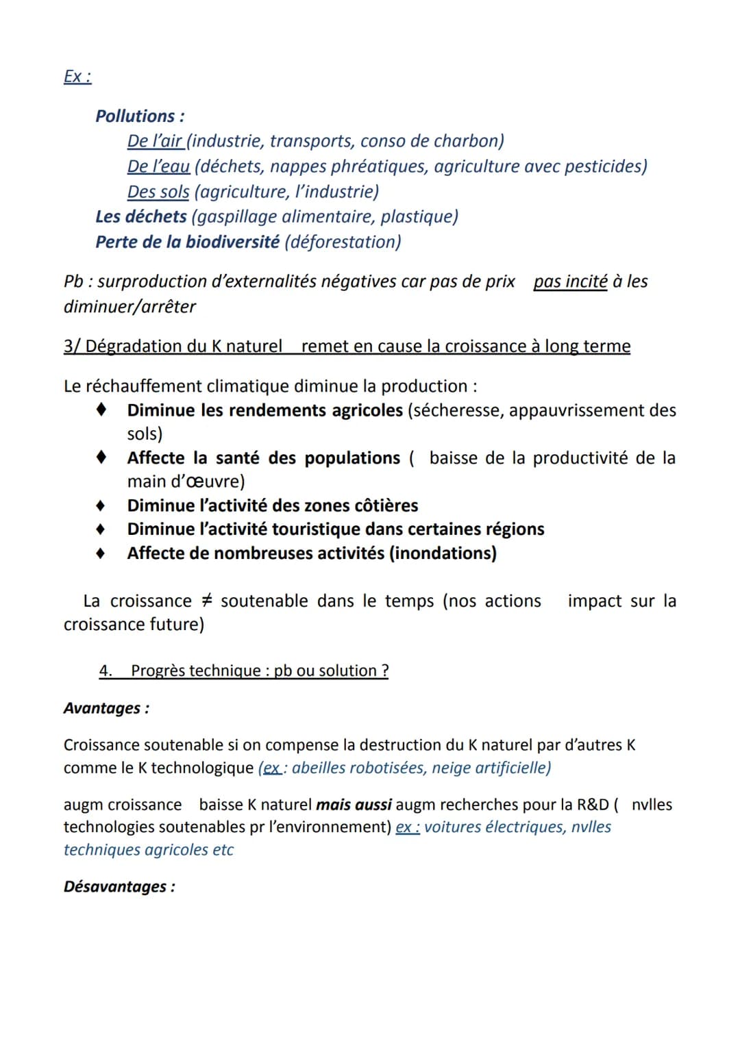 SES CHAPITRE 1 : quels sont les sources et les défis de la croissance
économique
Intro :
<< J'irai chercher la croissance avec les dents » N
