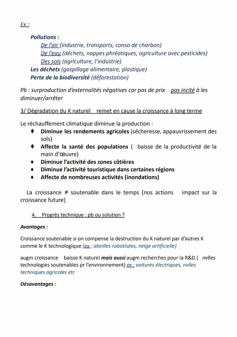 SES CHAPITRE 1 : quels sont les sources et les défis de la croissance
économique
Intro :
<< J'irai chercher la croissance avec les dents » N