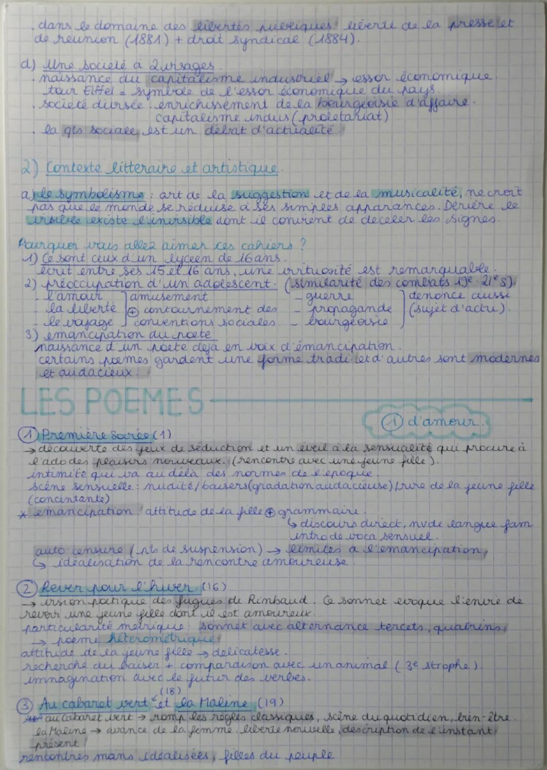 # Les cahiers de Douai, Arthur Rimbaud, 1870

Intro: Les cahiers de douai occupent une place singulière et
ondamentale dans l'aire poetique 