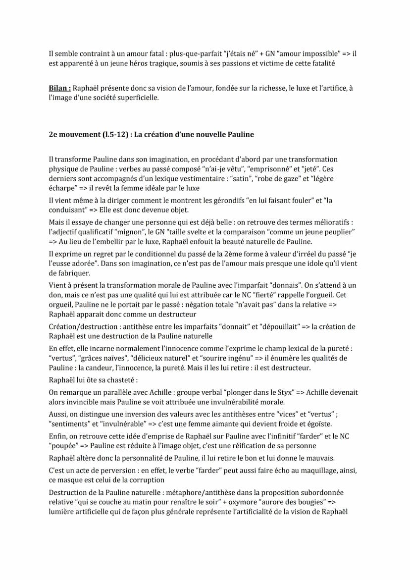 Introduction :
Balzac, La Peau de Chagrin - La vision de l'amour de Raphaël
Pablo Picasso disait : "Tout acte de création est d'abord un act