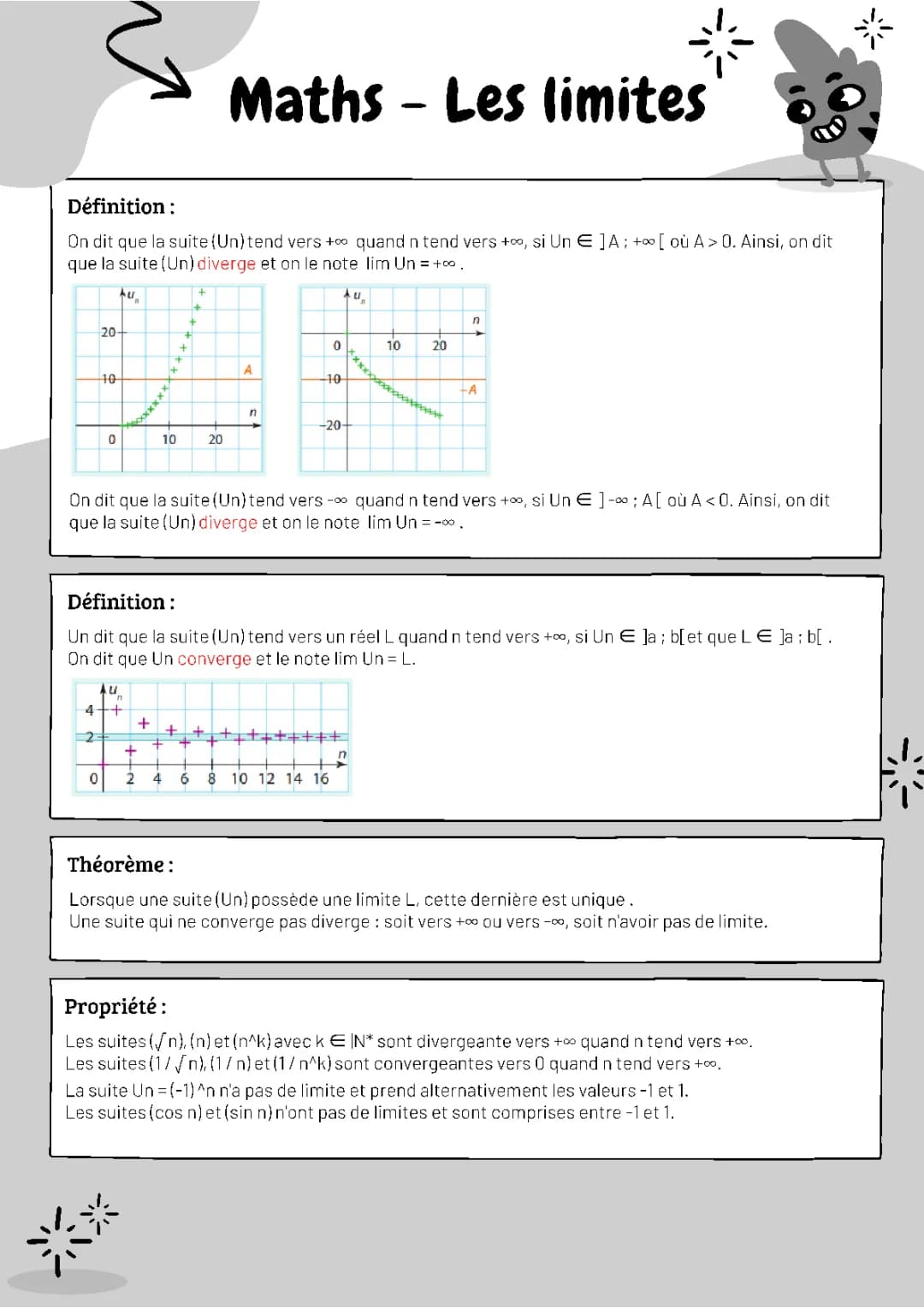 Maths - les limites 