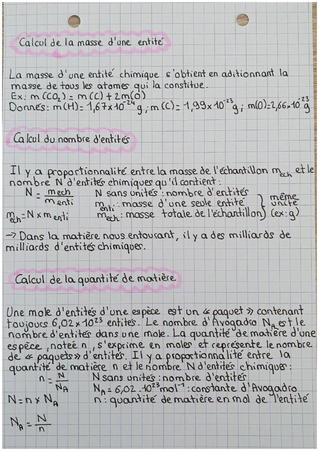Physique -chap 6
OMBRER DES
IN ES
Ne
De quoi est constituée la matière ?
Il
ya
trois entites dans la matière: les ions, les atomes et
les mo