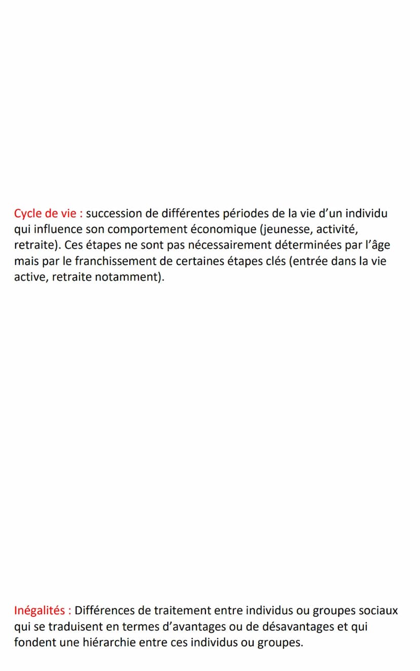 Chapitre 2 : Comment est structurée la société Française actuelle
Quelles sont les caractéristiques de la structure social
Française
Structu