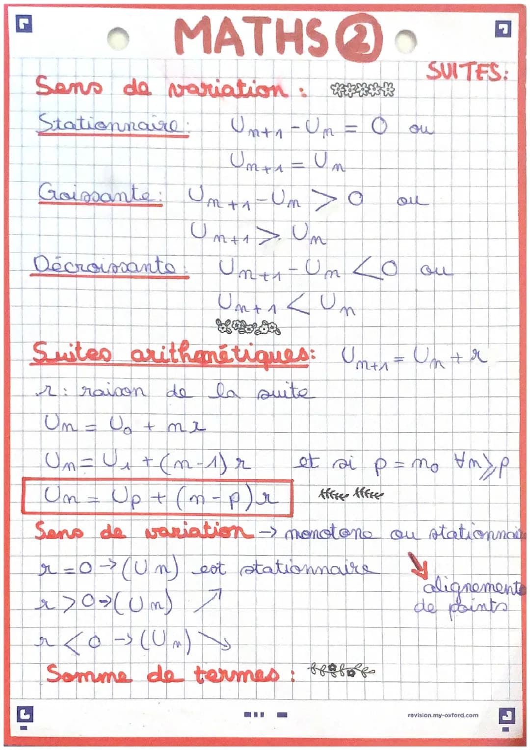 Formules suites 