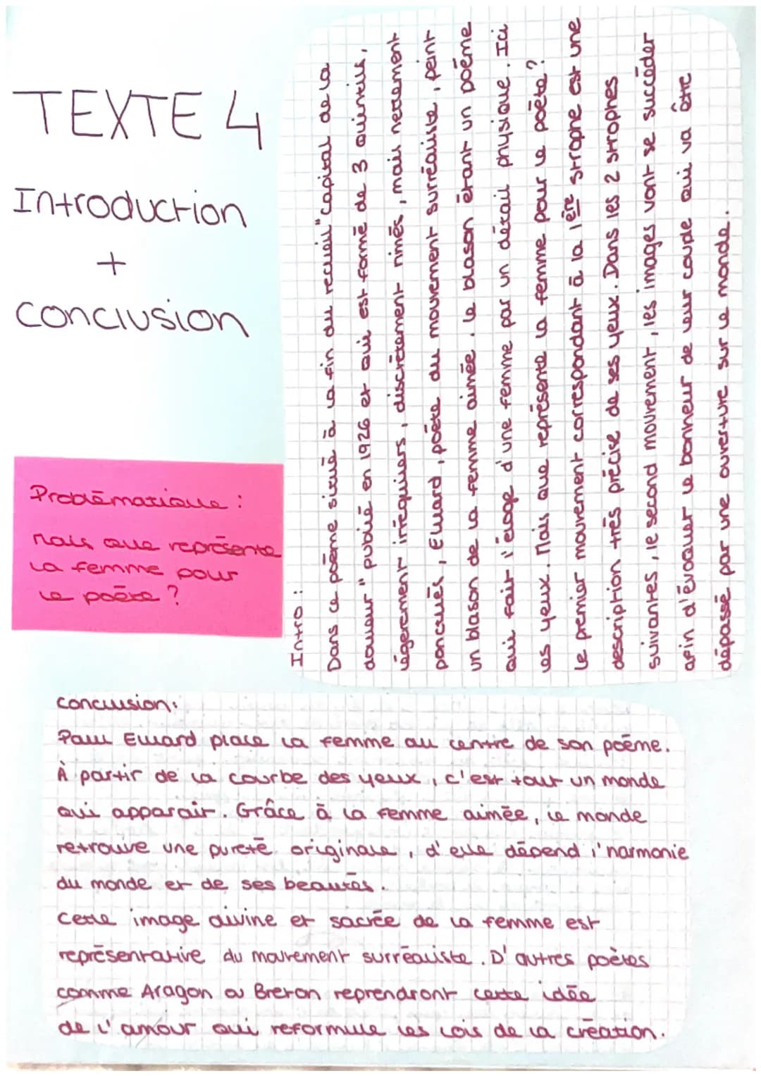 Plan:
metaphore Qui
designs us 5 sens
is some sublement
l'image de La Femme
dans ce polme.
Description des yeux
- un bonheur dépassé par une