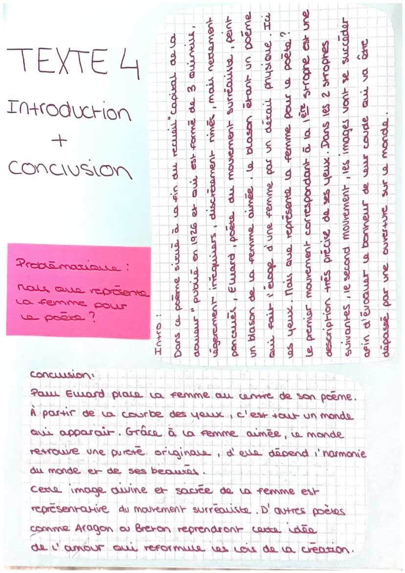 Plan:
metaphore Qui
designs us 5 sens
is some sublement
l'image de La Femme
dans ce polme.
Description des yeux
- un bonheur dépassé par une