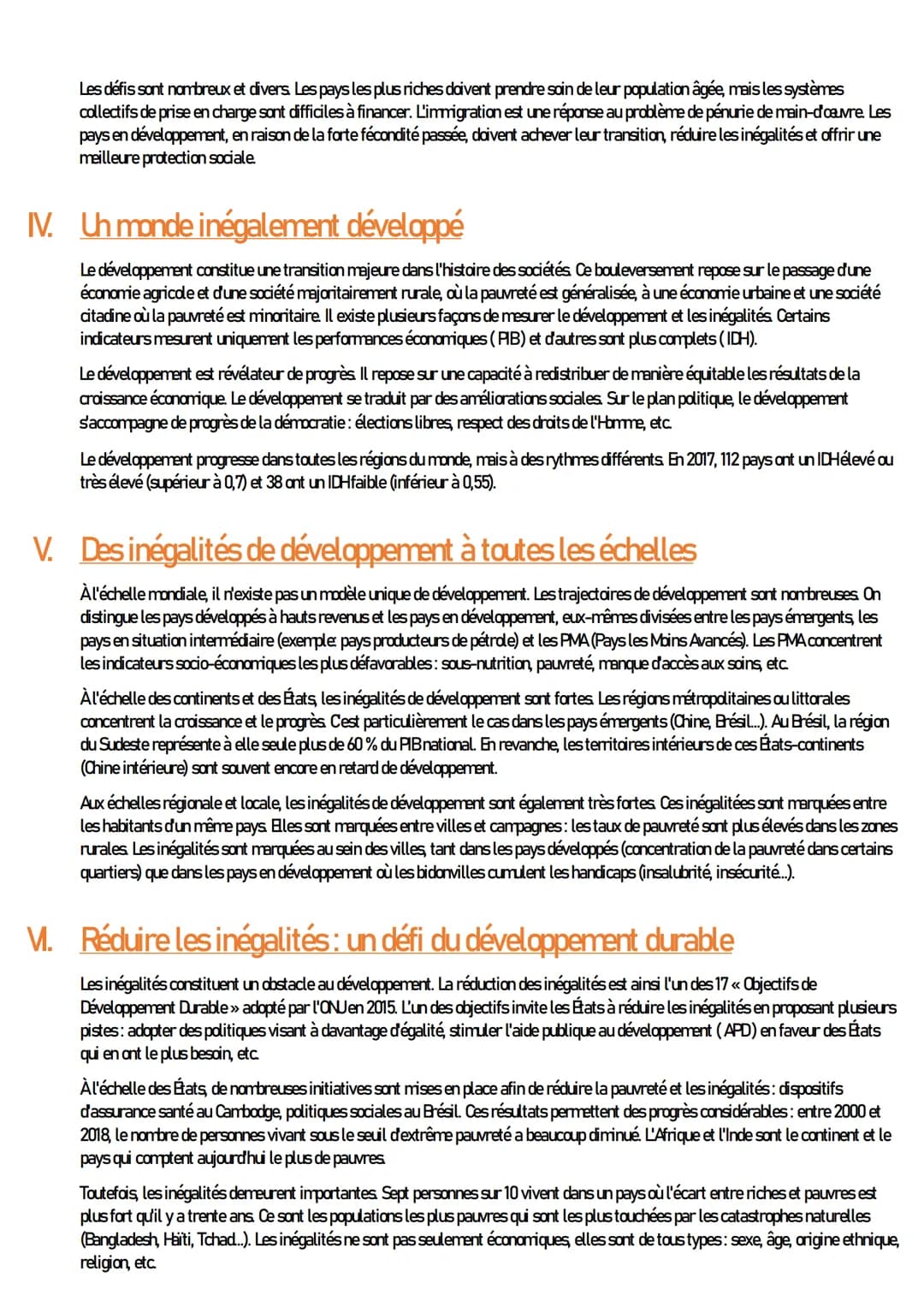 GEOGRAPHIE
Territoires, populations et développement : quels défis?
1. Uhe planète de plus en plus peuplée
La Terre compte 7,6 milliards d'h