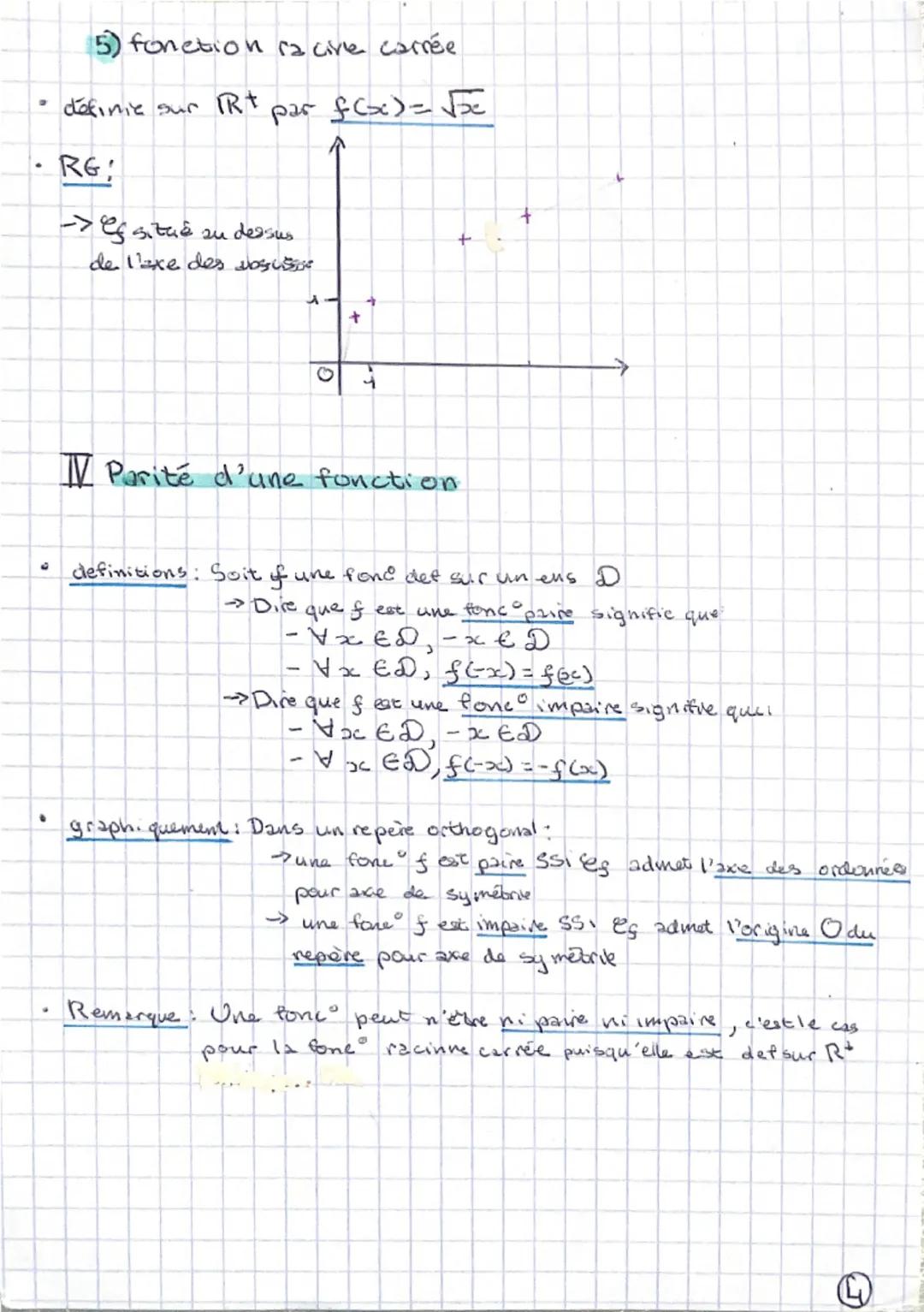 CHAPITRE 5
LES FONCTIONS
B
I Généralités
• f(xx) est l'image de x parf
9
i est l'ensemble de definic de f, souvent noté Df
-> cet ensemble e