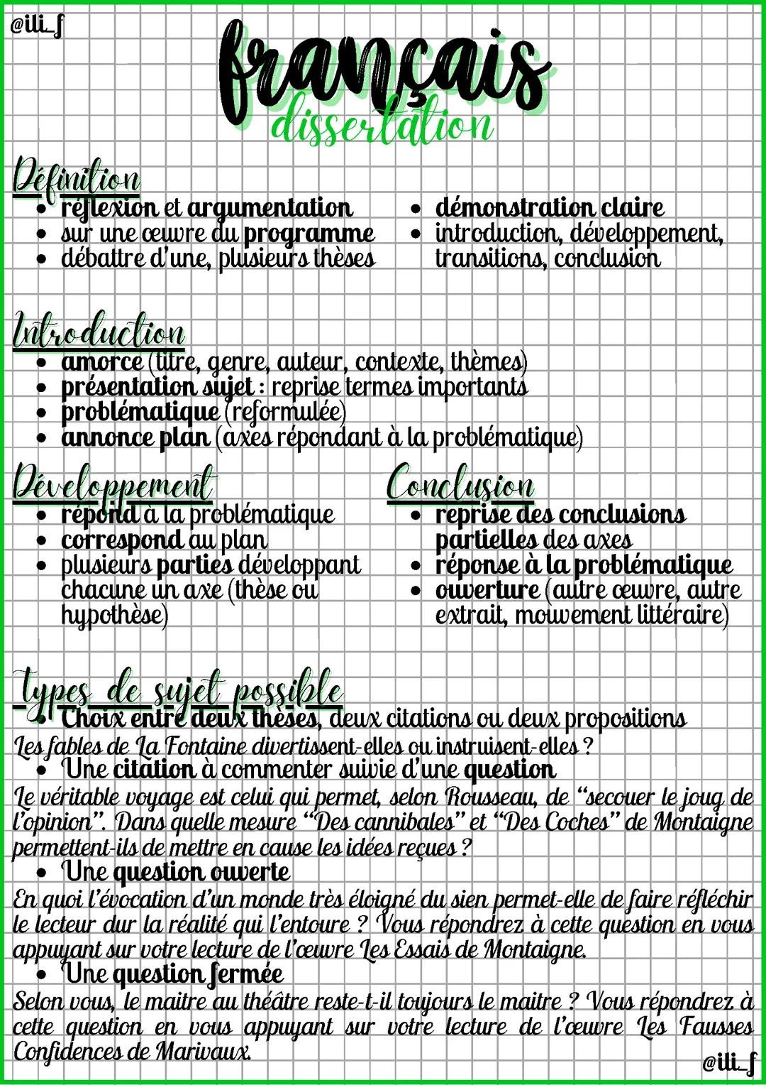 Méthodologie : la dissertation