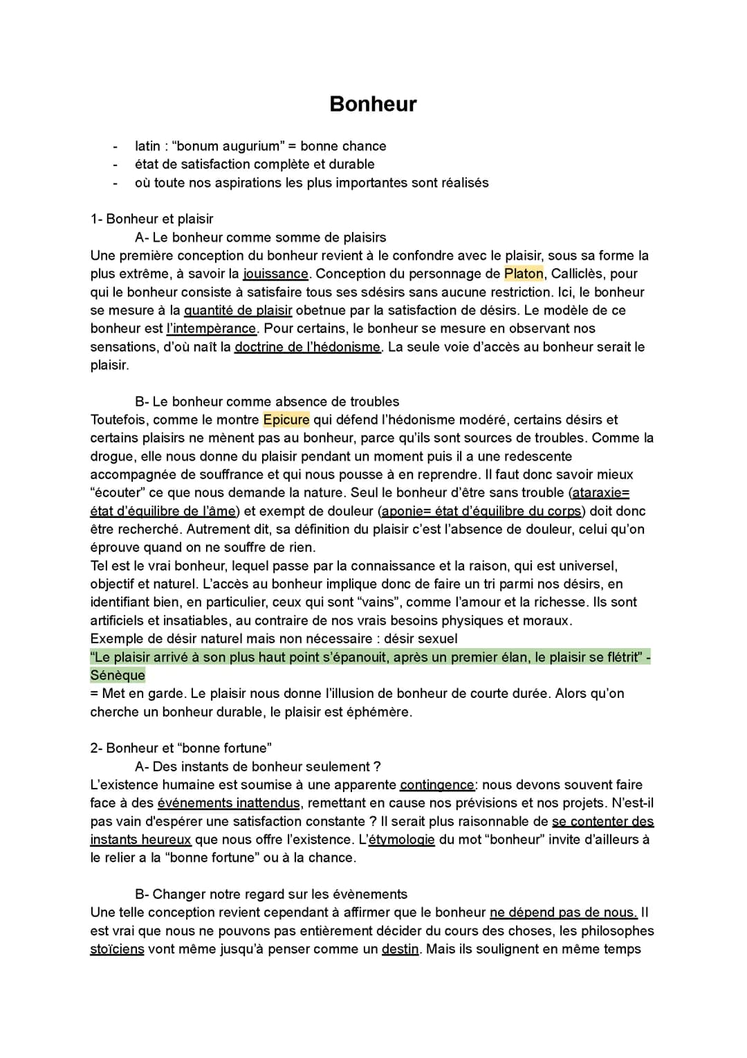 le bonheur philo 
