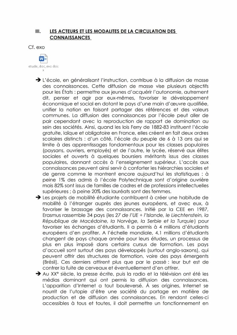 
<p>La connaissance désigne le processus de construction et d'acquisition de savoirs, de savoir-faire et de savoir-être. Cela correspond à d