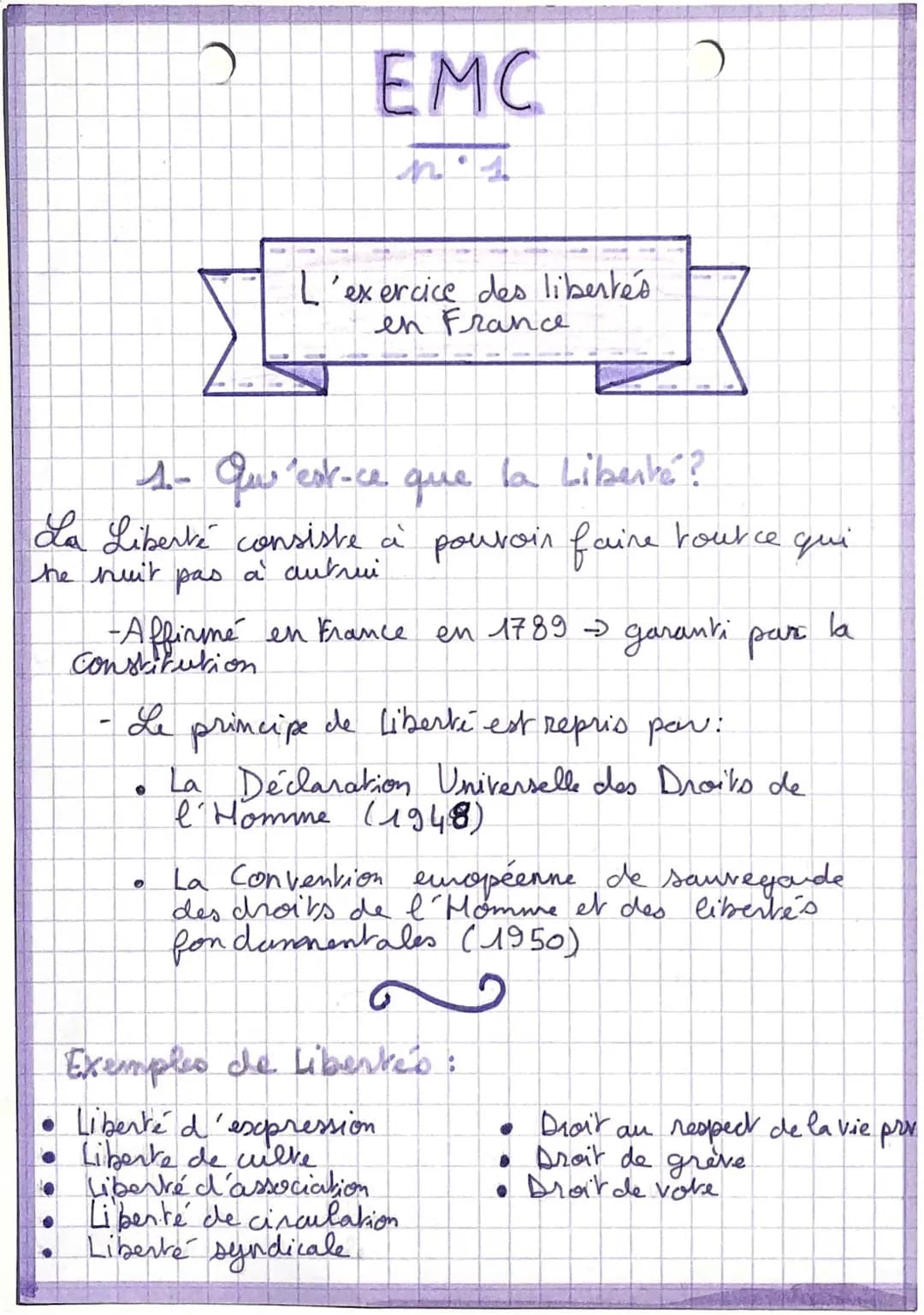 Découverte de la Déclaration des Droits de l'Homme et du Citoyen 1789: Liberté et Égalité