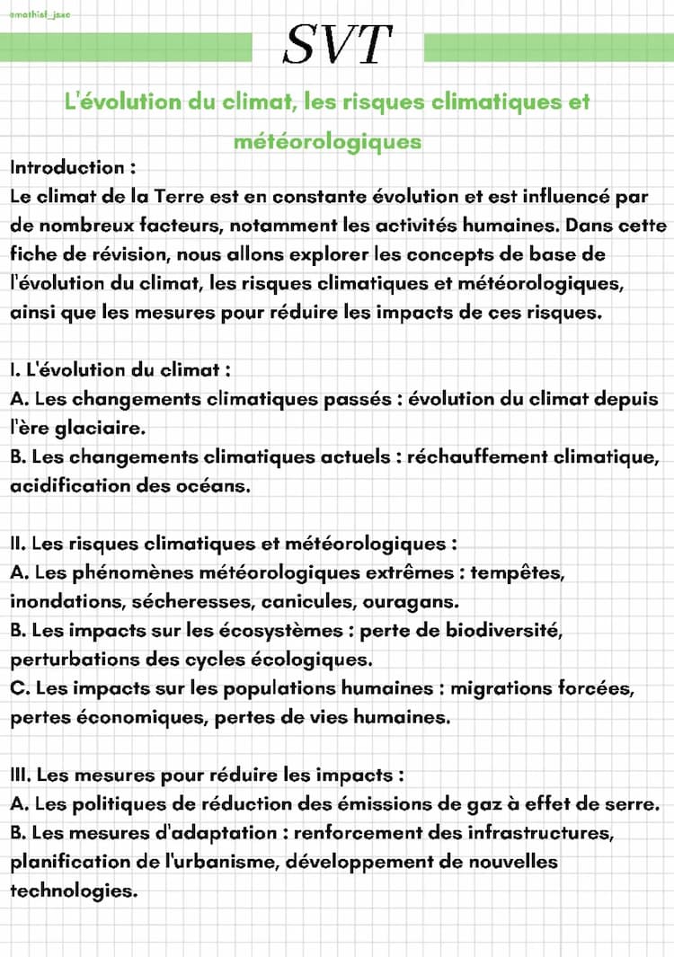 Know L'évolution du climat, les risques climatiques et météorologiques thumbnail