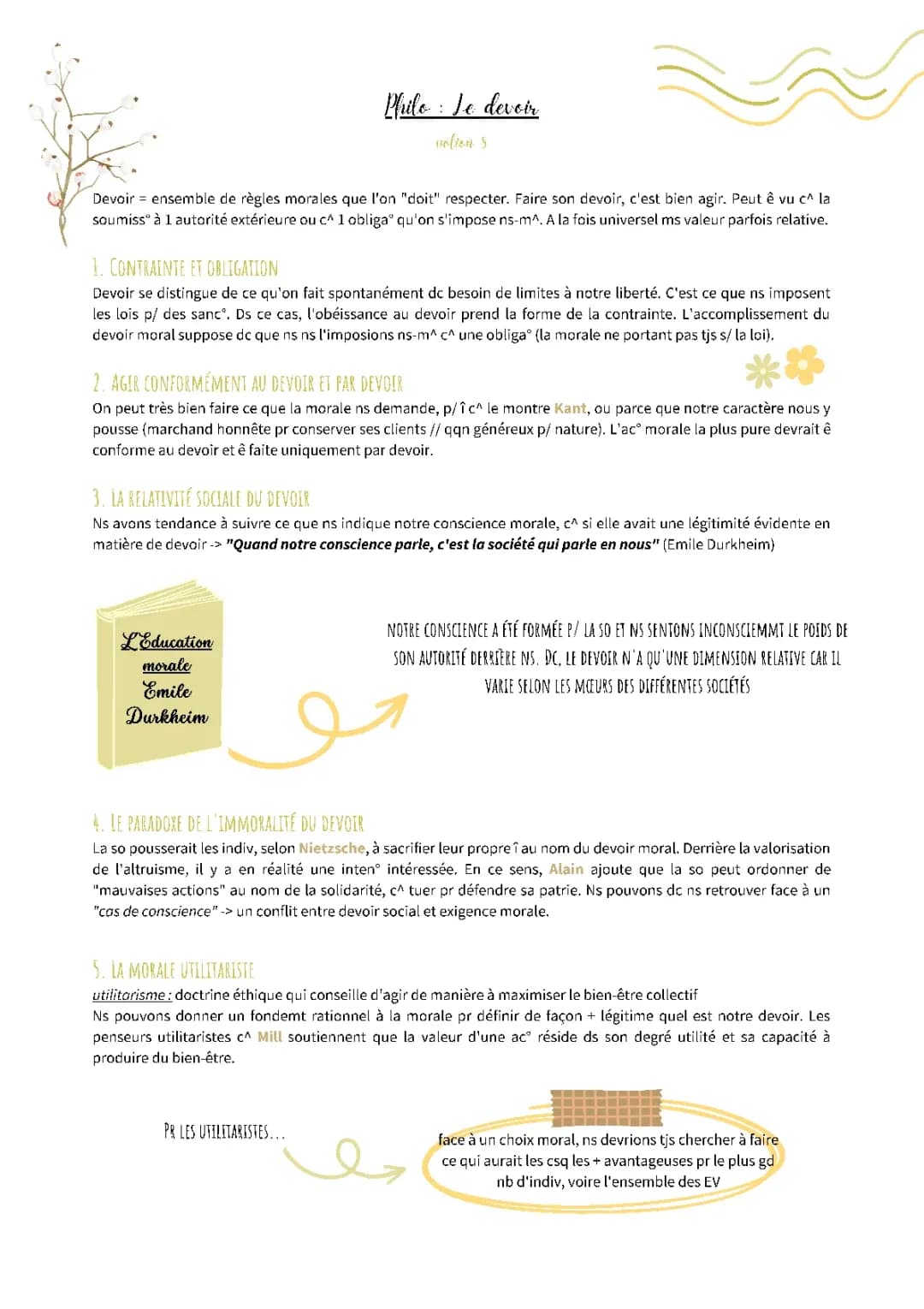 Philo - Le devoir