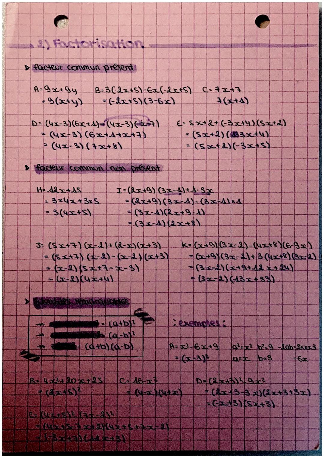 calcul fittéral
4) Développement double
(a+b) (c+a)= = act ad+ bc + bd.
exemples:
A= (x+4) (11+x)
#
= x²+45x+44
11x+x2+44+4x
D= (2x²x+4) (8-