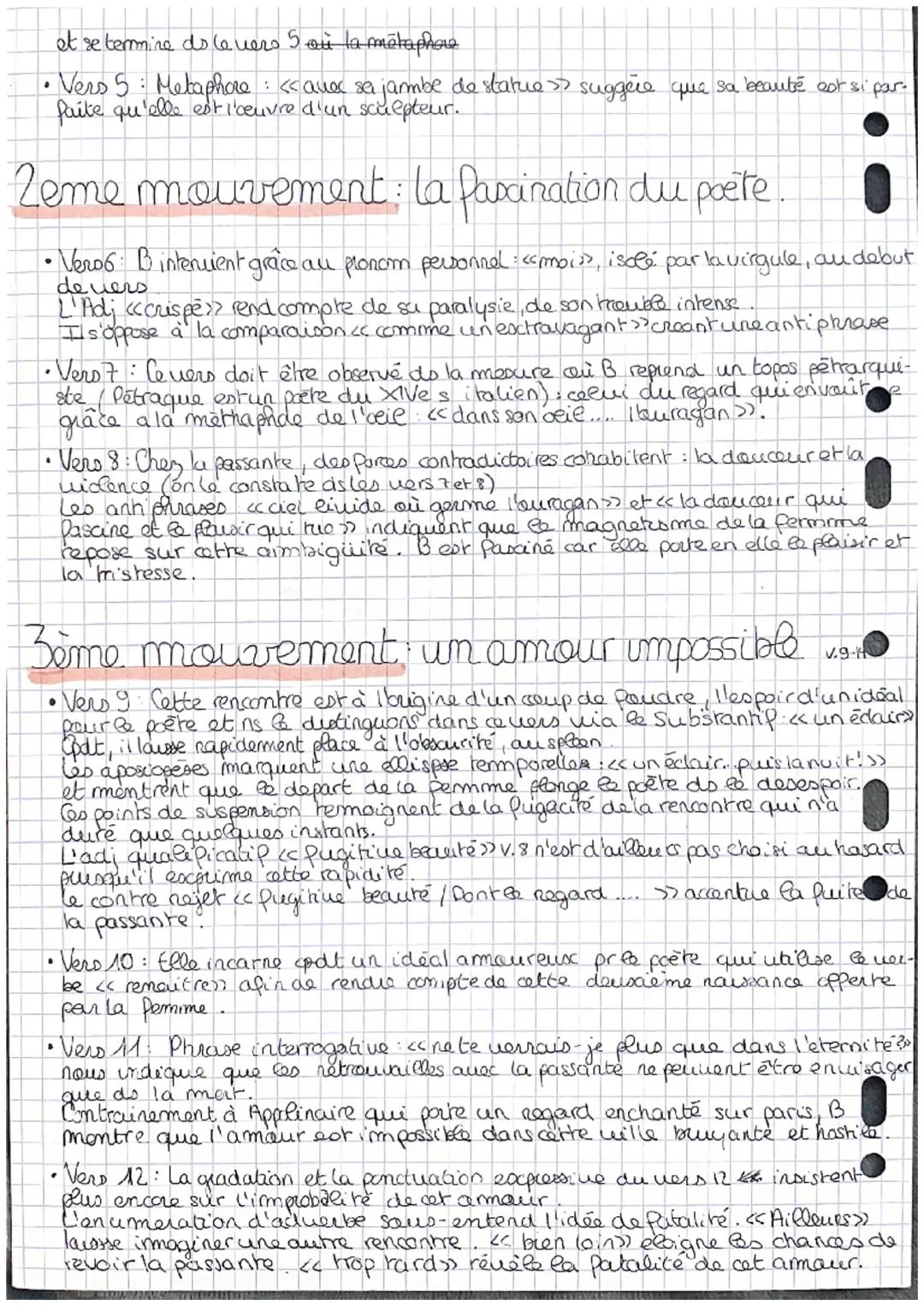 # "A une passante"

INTRO Chalo Bandaire les du mal on 15.
ce recueil, il consacre 18 poérme à la ville de Paris qu'il regroupe dans la
sect