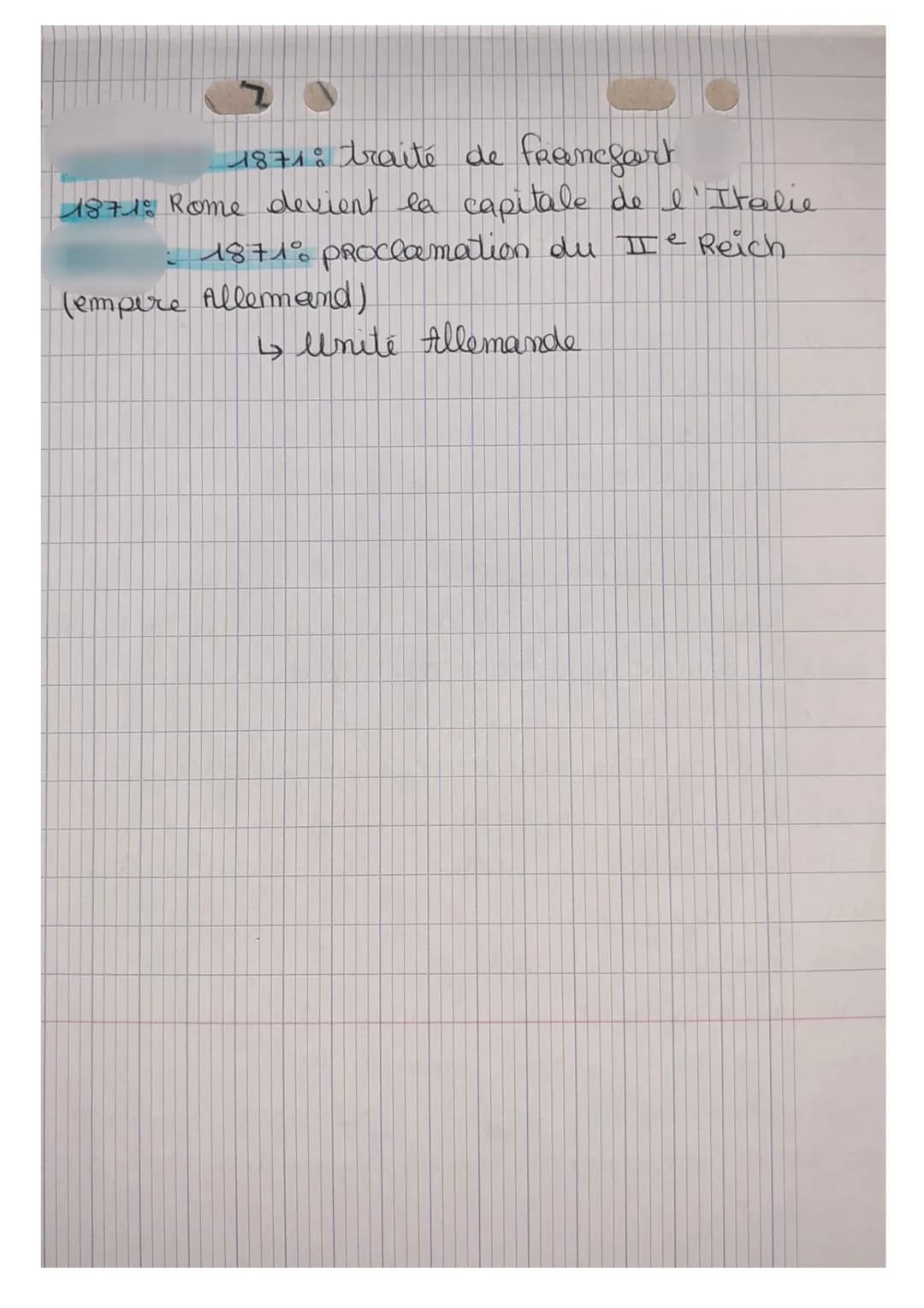 нече
histoire to
S
Th 3: Chap 38 La france et la construction de
nouveaux états par la guerre et la diplomatie
1858 rencontre à Plombière en