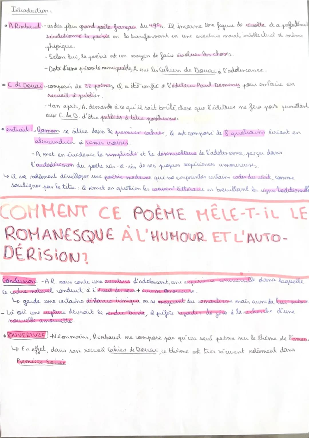 départ
vers la
nature
émations
raperle
avec
Monie
Roman, Les Cahiers de Douai
Ipanam indefini de la 3" pors -o généralisa" Ulles gens de s
O