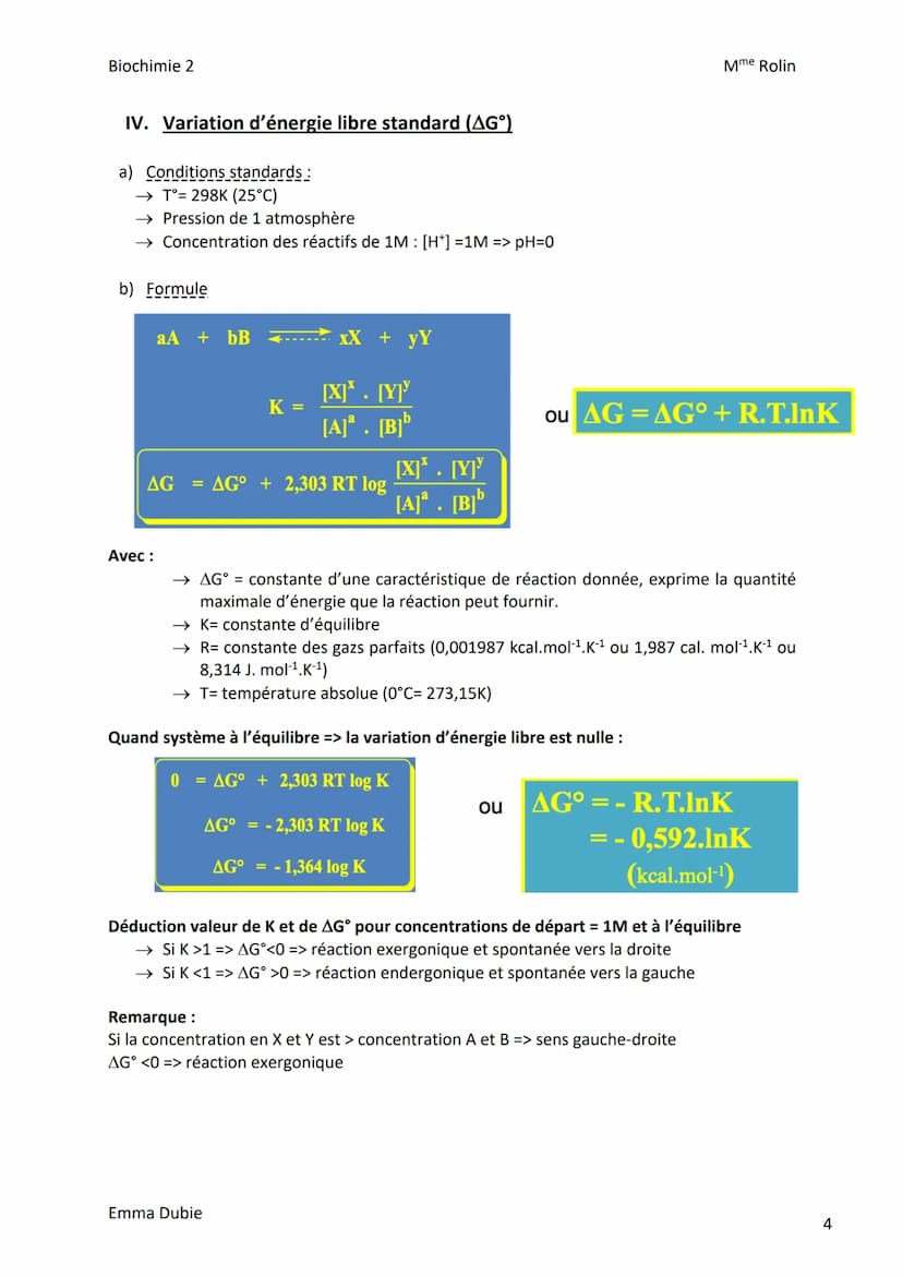 Biochimie 2
I. Introduction
CHAPITRE 1: BIOENERGETIQUE
a) Rôle du transporteur d'ADP/ATP
→ Contrôle de l'import d'ADP dans la mitochondrie e