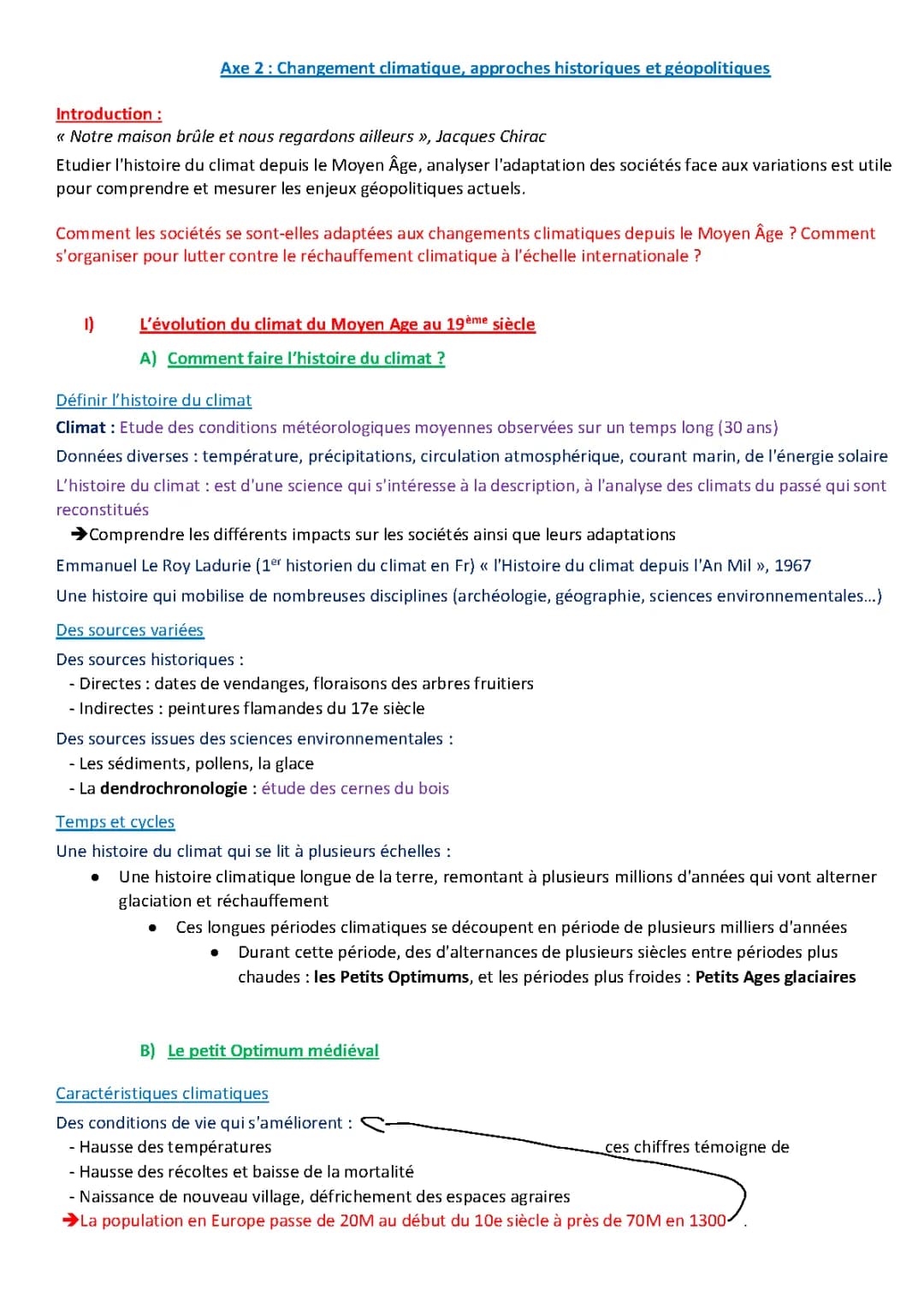 L'Histoire du Climat et ses Changements : De l'Antiquité à Aujourd'hui