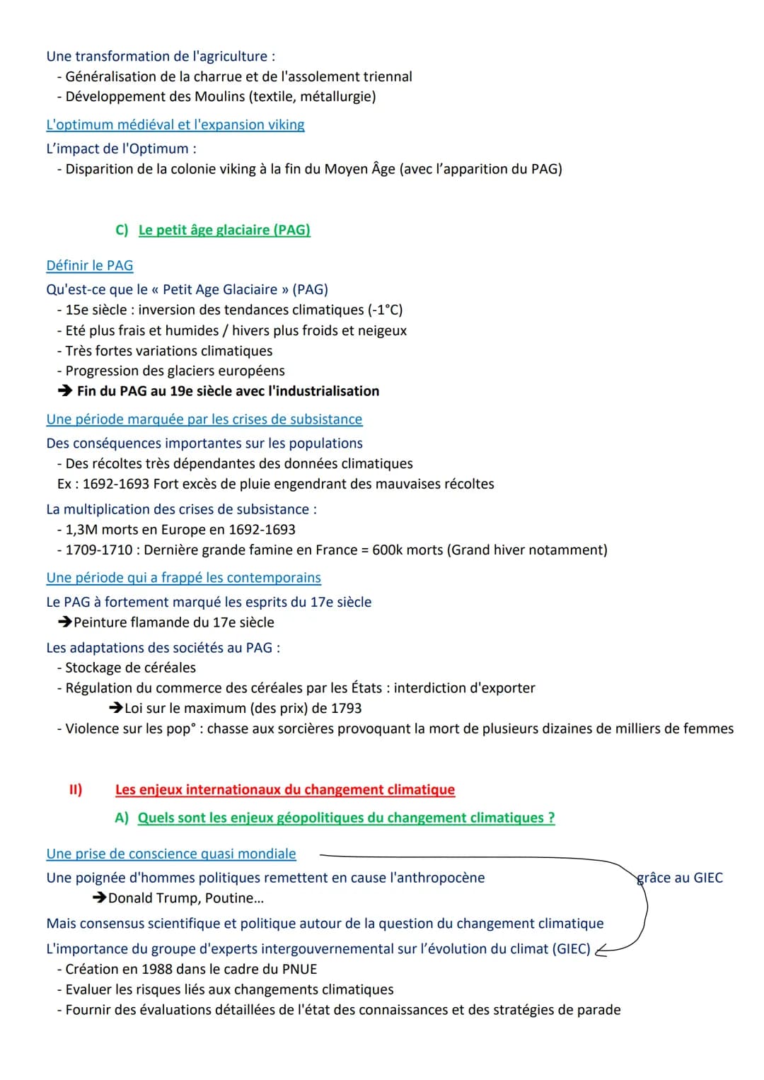 Introduction :
<< Notre maison brûle et nous regardons ailleurs »>, Jacques Chirac
Etudier l'histoire du climat depuis le Moyen Âge, analyse