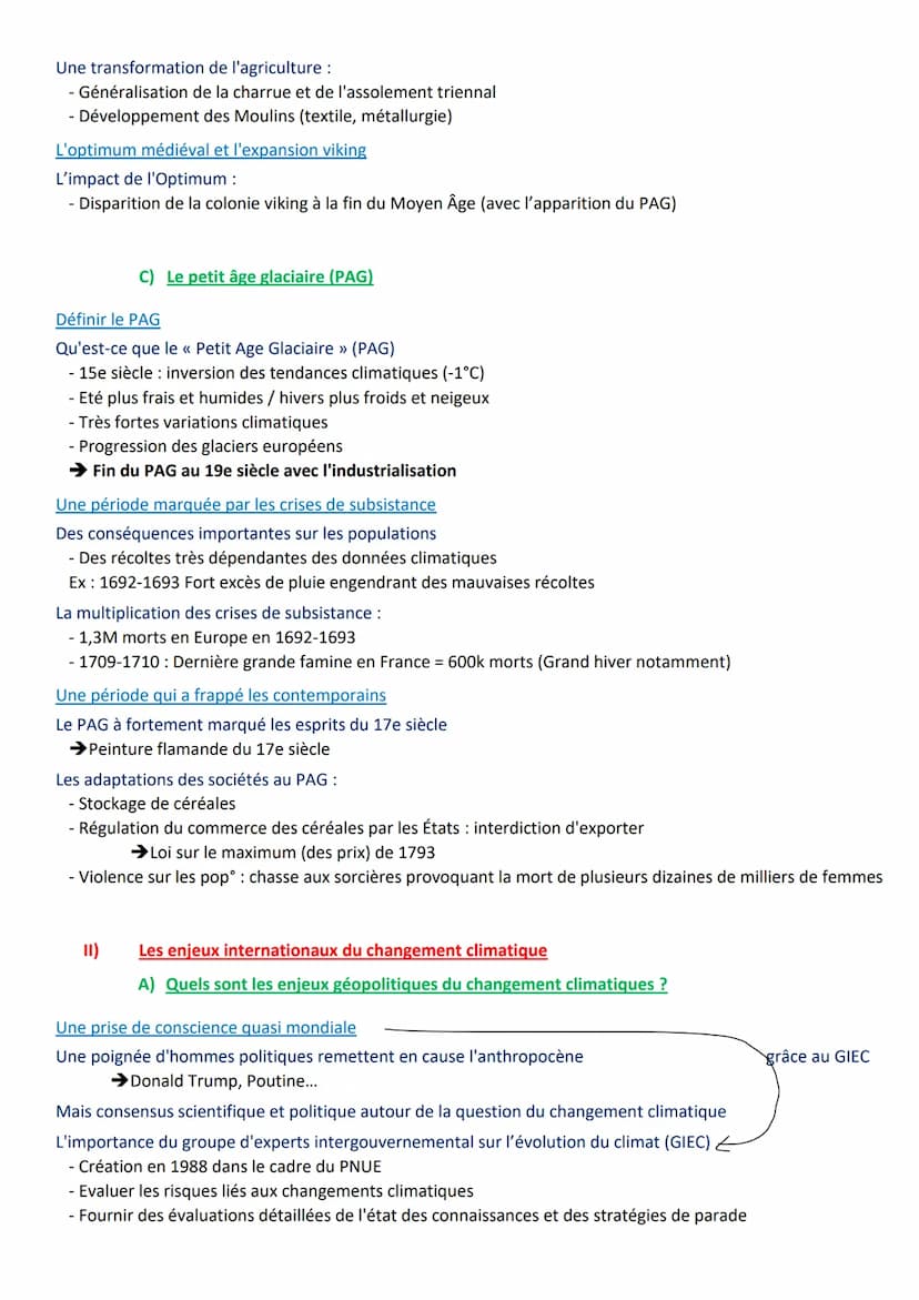Introduction :
<< Notre maison brûle et nous regardons ailleurs »>, Jacques Chirac
Etudier l'histoire du climat depuis le Moyen Âge, analyse