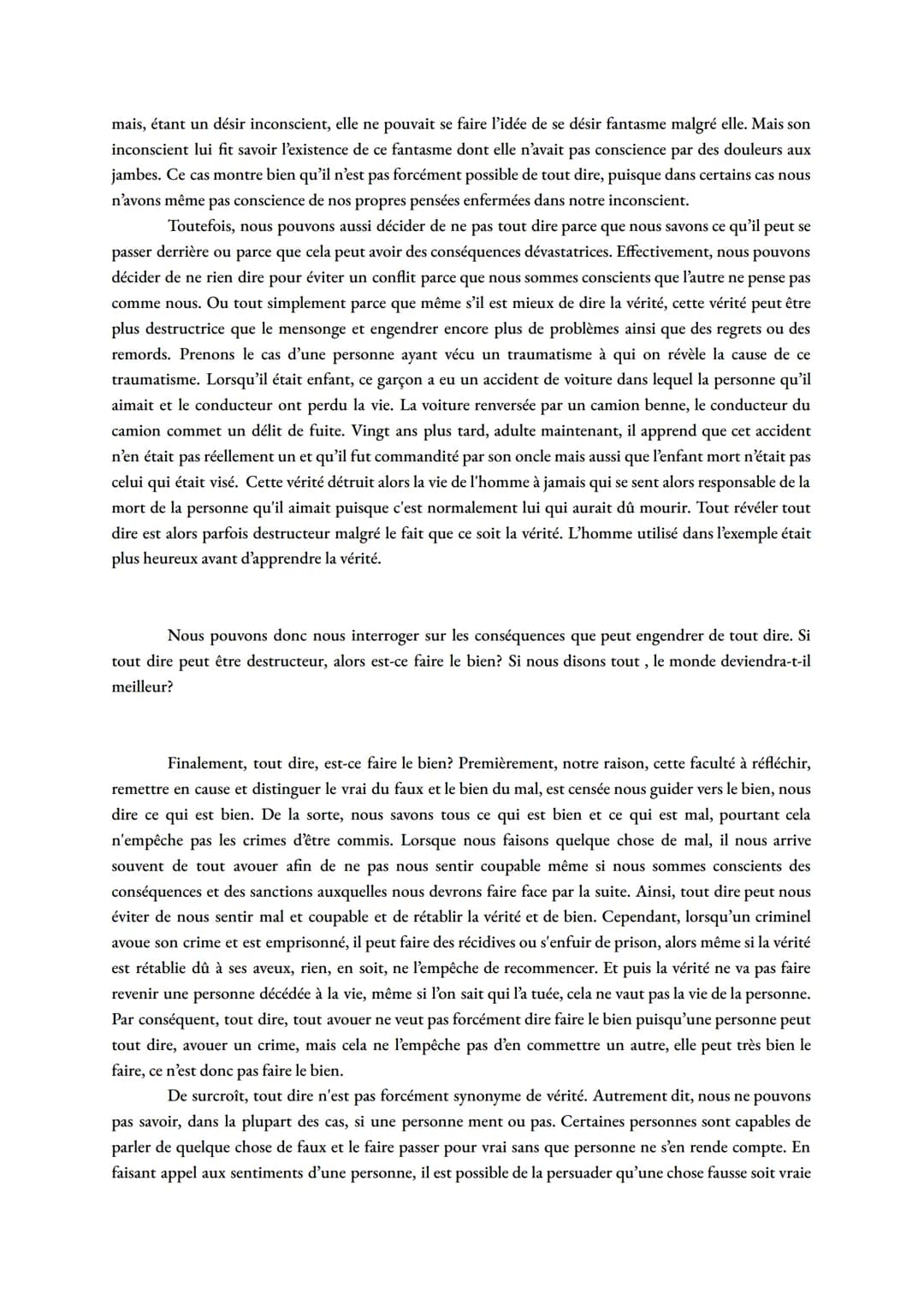 Dissertation Bac Blanc: Peut-on tout dire?
Voici ma dissertation de bac blanc 2024 avec laquelle j'ai eu 17/20. C'est une dissertation du ni