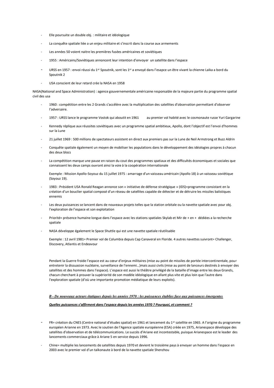 HGGSP THEME 2: DE NOUVEAUX ESPACES DE CONQUETE
INTRODUCTION : Océans et espace - Quelles spécificités?
QUESTION 1 - Les océans, une maîtrise