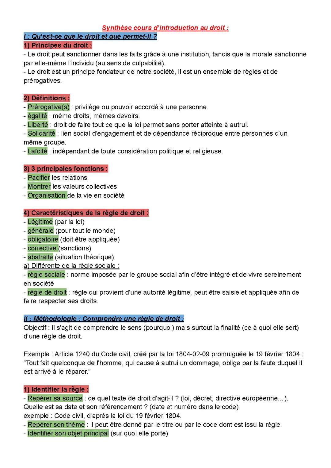 DGEMC Programme Terminale - Cours, Dossiers et Articles du Code Civil PDF