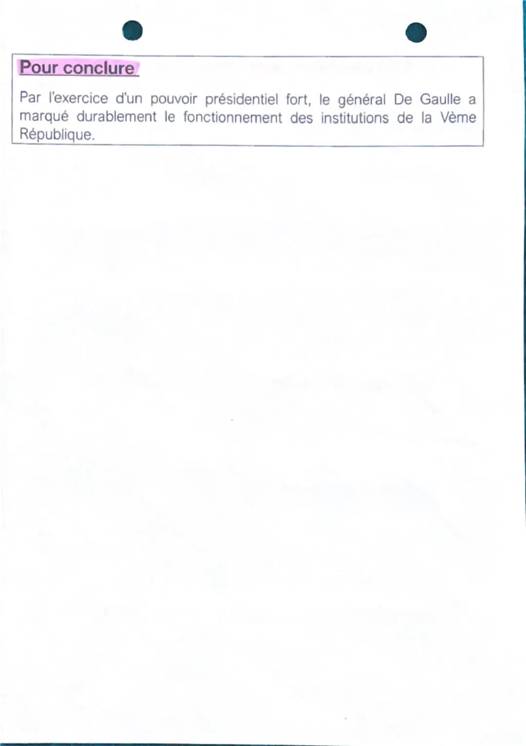 --- OCR Start ---
La naissance de la Vème République
Définition:
Référendum: Vote qui permet à l'ensemble des citoyens d'approuver ou de
rej