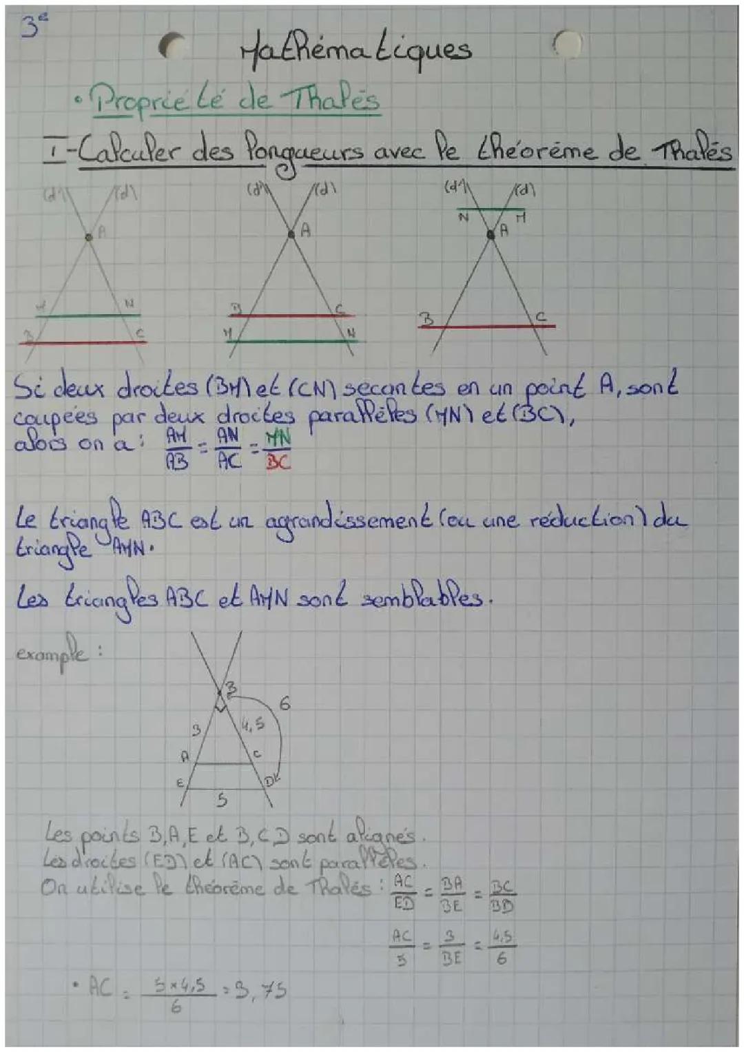 Le Théorème et la Propriété de Thalès : Guide Complet