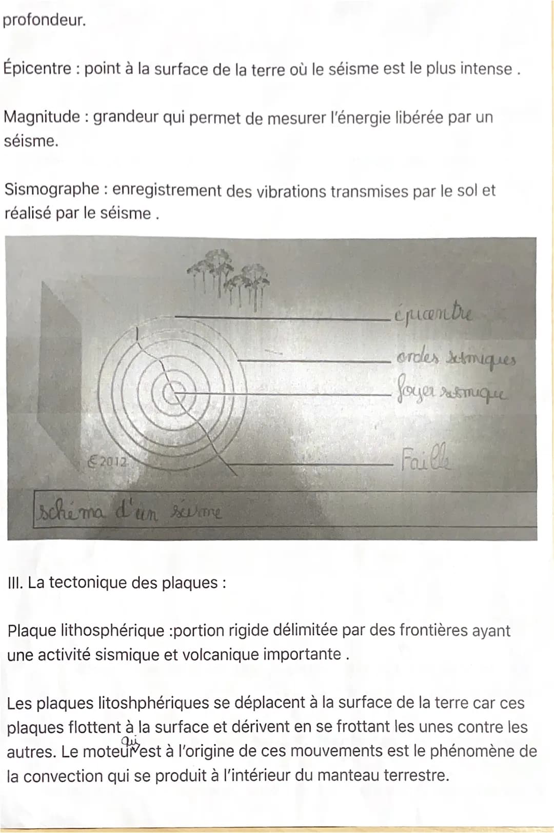 SVT:
I.Volcans:
Volcan: montagne qui émet ou a émis des matières en fusion ou solide.
Magma: masse minérale fondue à très haute température.