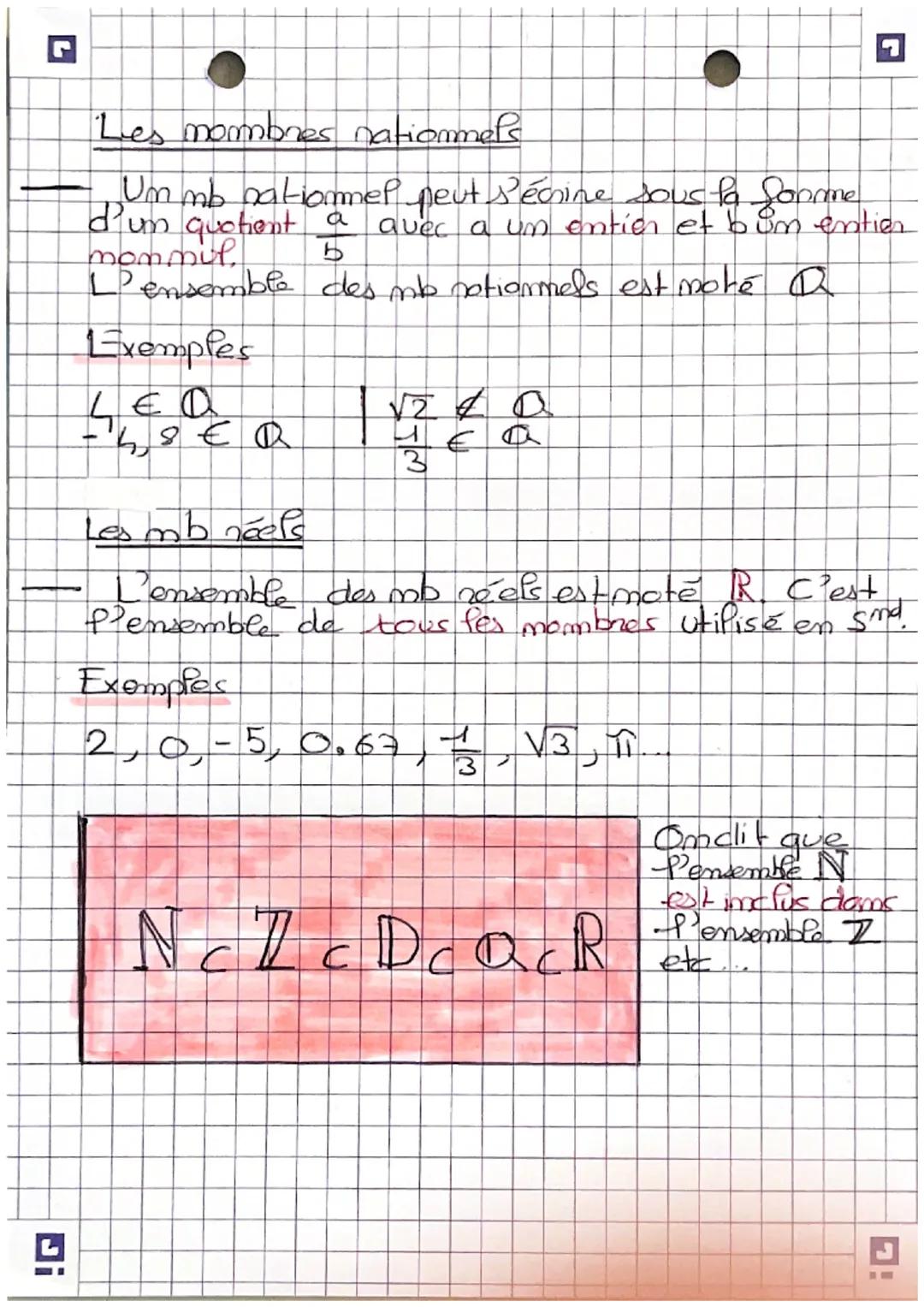L
Maths
les ensembles de nombres
Les mambres entiens naturels
Ummb entier motunef est um mb entier qui
est positif. L'ensemble des mb entien