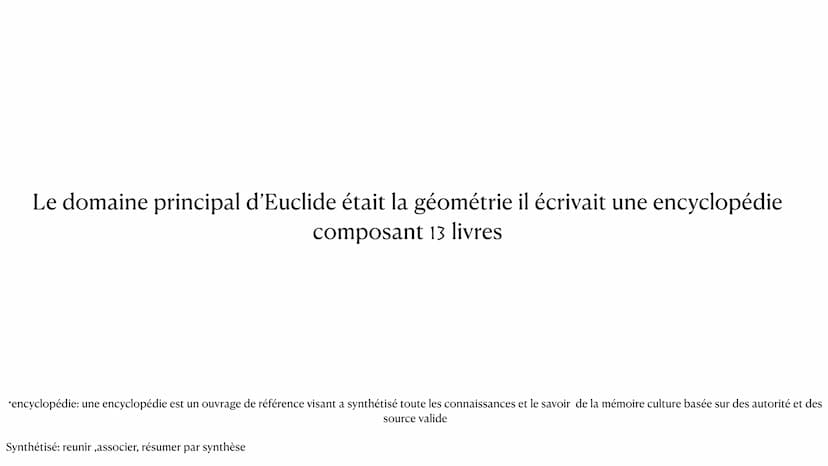 Imen
frideline
Euclide Est un
mathématicien
grec Il est auteur d'un traité
mathématique Il a été actif 300 ans
av. J.-C.
WIS
EVCLIDI MEGAREN
