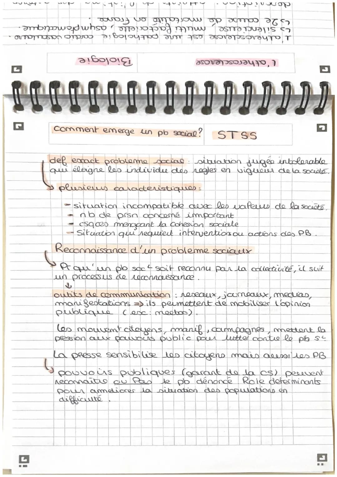 rrrrtttttt 0 1 0 7 7 7 7
comment emerge un pb social?
D!
les problemes sociaux
situation menaçante pr les valeurs sociales
précarité
↓
situa