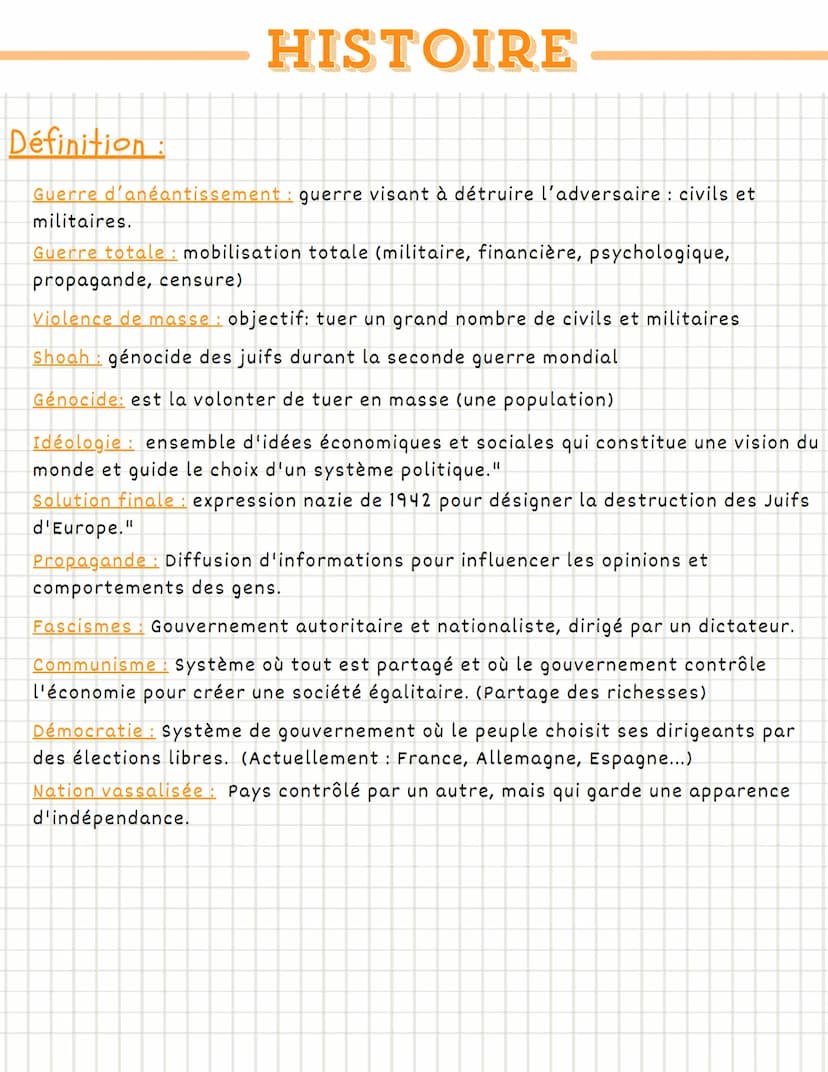 HISTOIRE
LA SECONDE GUERRE MONDIALE
1939
1940
I
1941
VICTOIRE DE L'AXE
Occupé par
l'Allemagne
1942
1943
1944
1945
TOURNANT DE
LA GUERRE
VICT