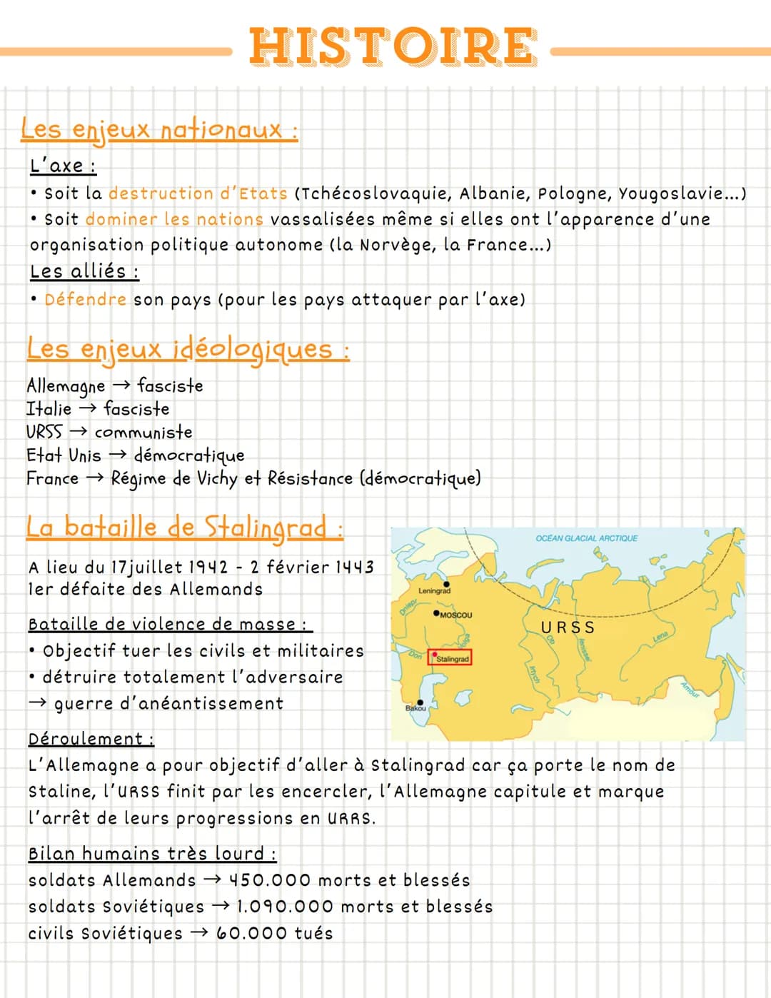 HISTOIRE
LA SECONDE GUERRE MONDIALE
1939
1940
I
1941
VICTOIRE DE L'AXE
Occupé par
l'Allemagne
1942
1943
1944
1945
TOURNANT DE
LA GUERRE
VICT