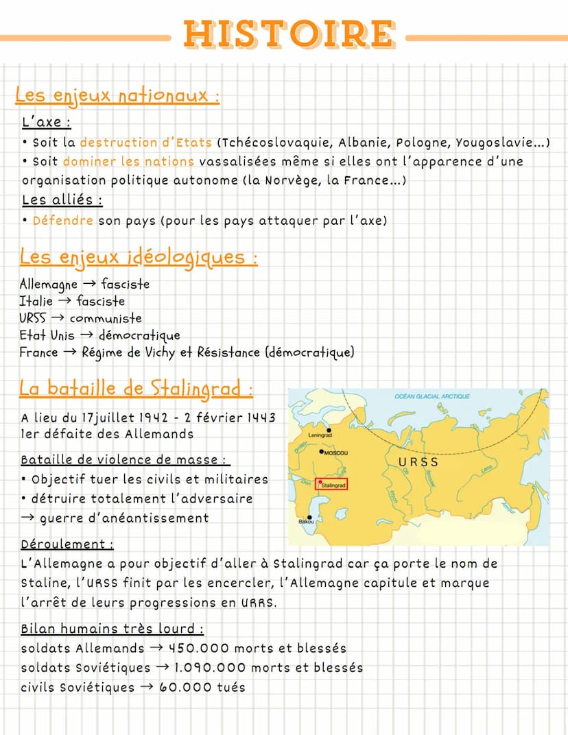 HISTOIRE
LA SECONDE GUERRE MONDIALE
1939
1940
I
1941
VICTOIRE DE L'AXE
Occupé par
l'Allemagne
1942
1943
1944
1945
TOURNANT DE
LA GUERRE
VICT