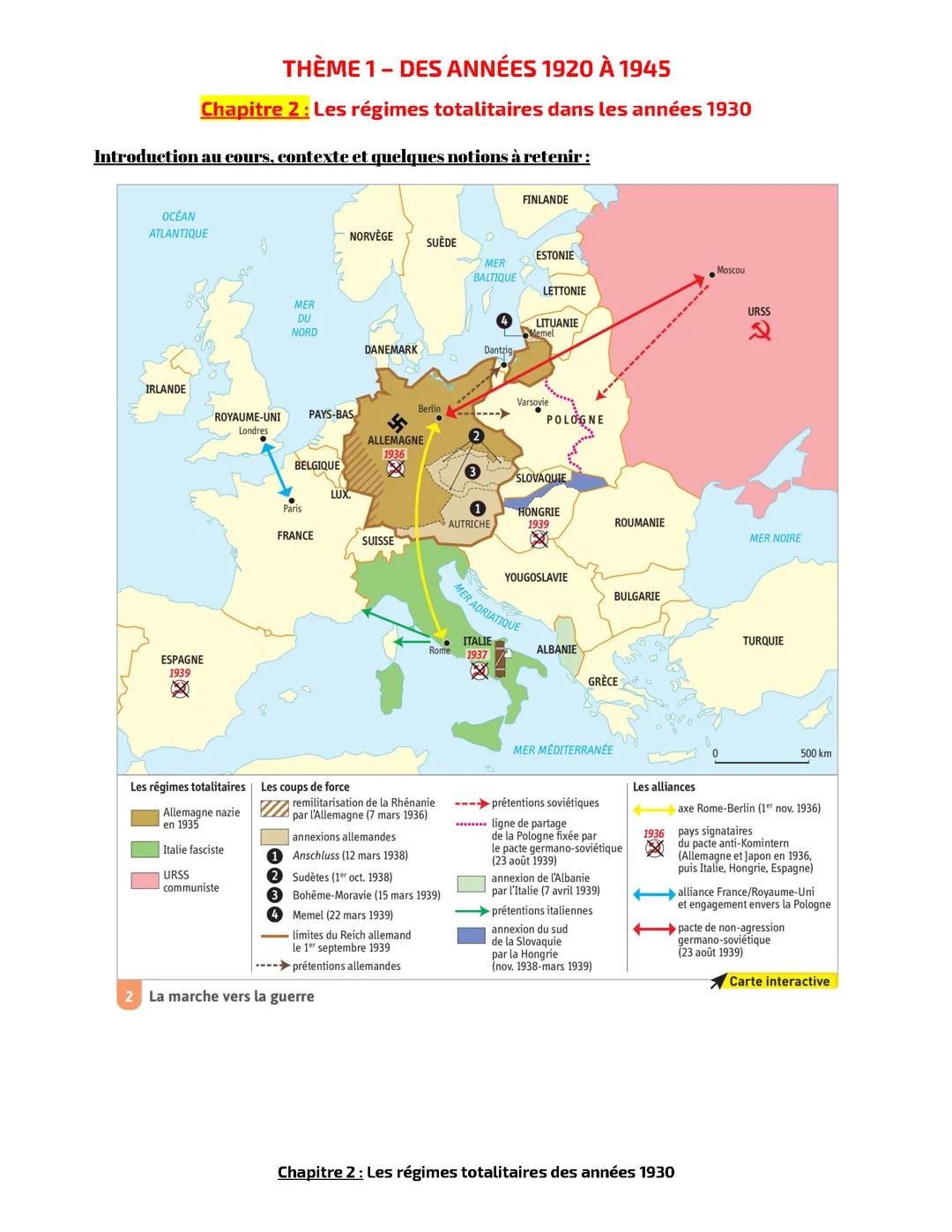 Chapitre 2 - Les régimes totalitaires dans les années 1930